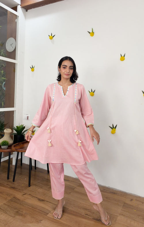 Blush Mira Kurta Set