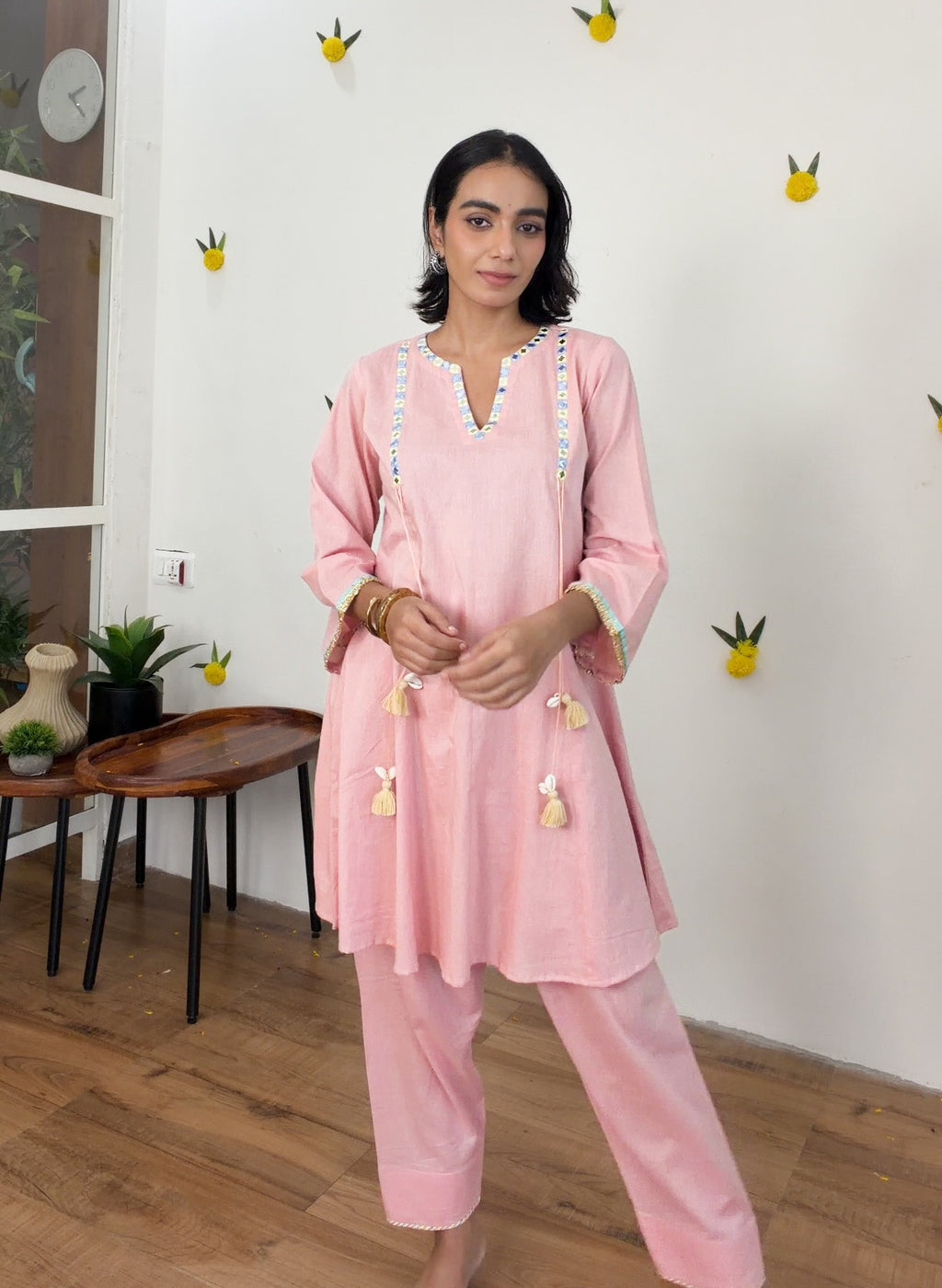 Blush Mira Kurta Set