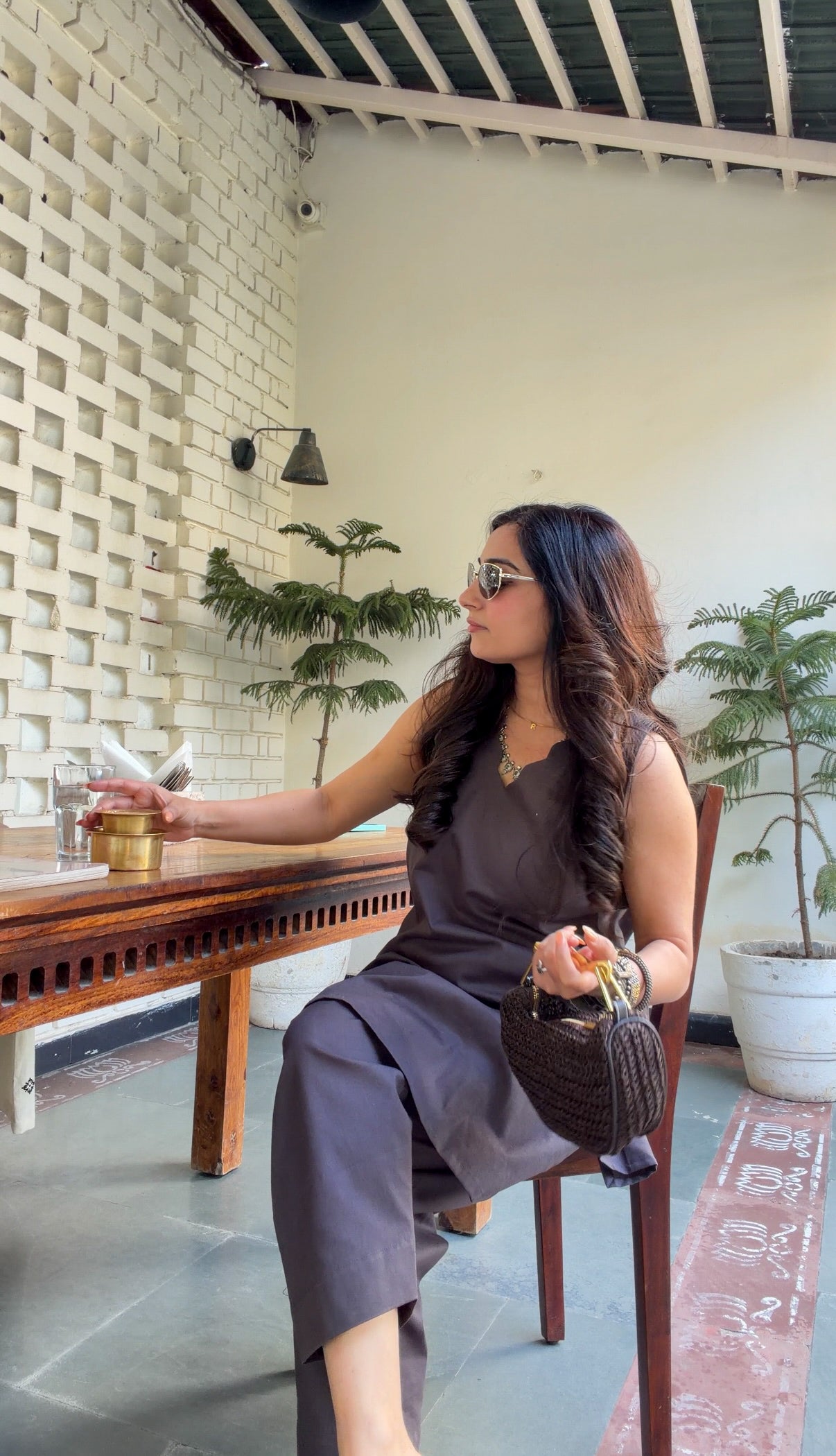 Mocha Ease Kurta Set