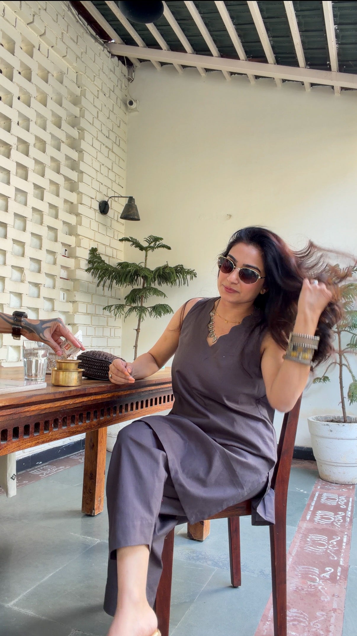 Mocha Ease Kurta Set