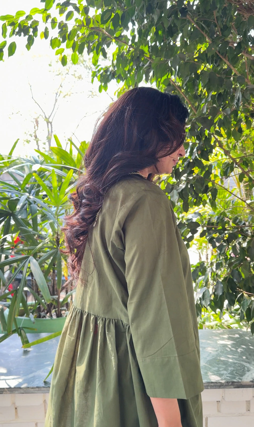 Olive Bloom Co-ord Set