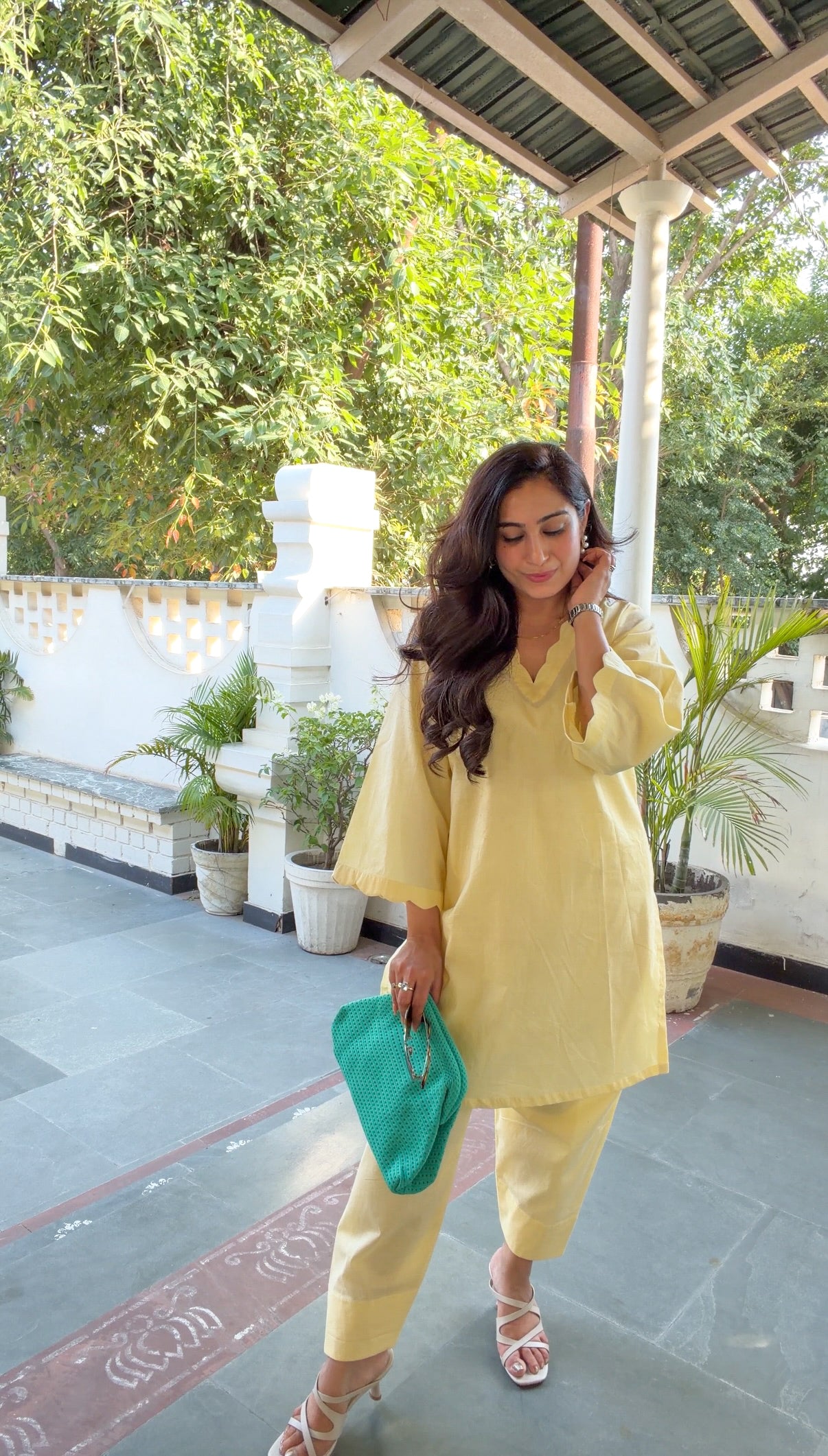 Butter Yellow Kurta Set