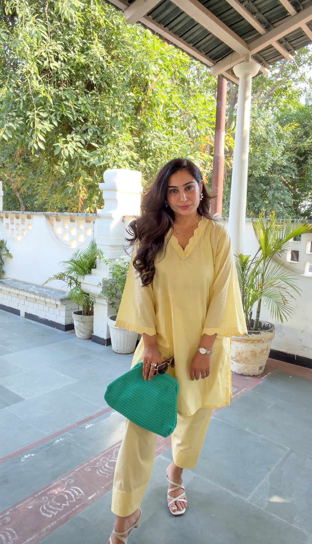 Butter Yellow Kurta Set