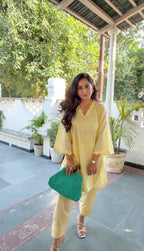 Butter Yellow Kurta Set