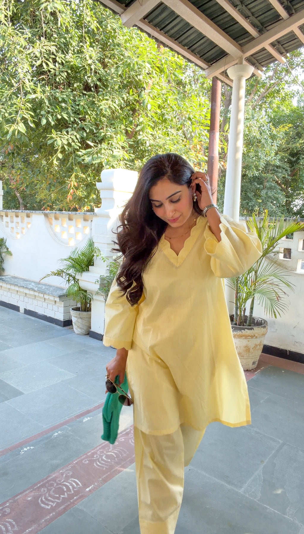 Butter Yellow Kurta Set