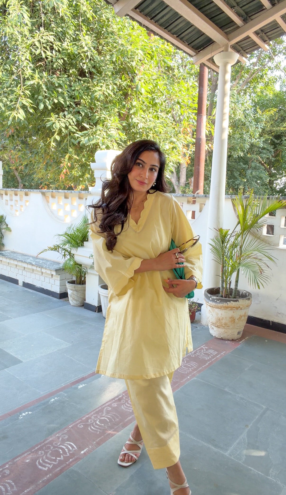 Butter Yellow Kurta Set