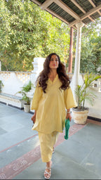 Butter Yellow Kurta Set