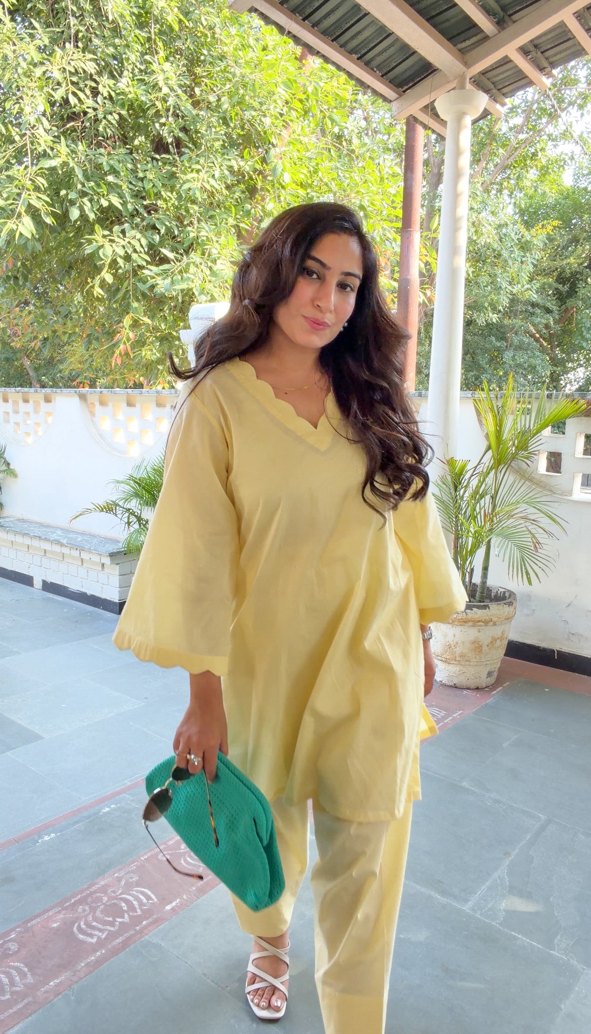 Butter Yellow Kurta Set