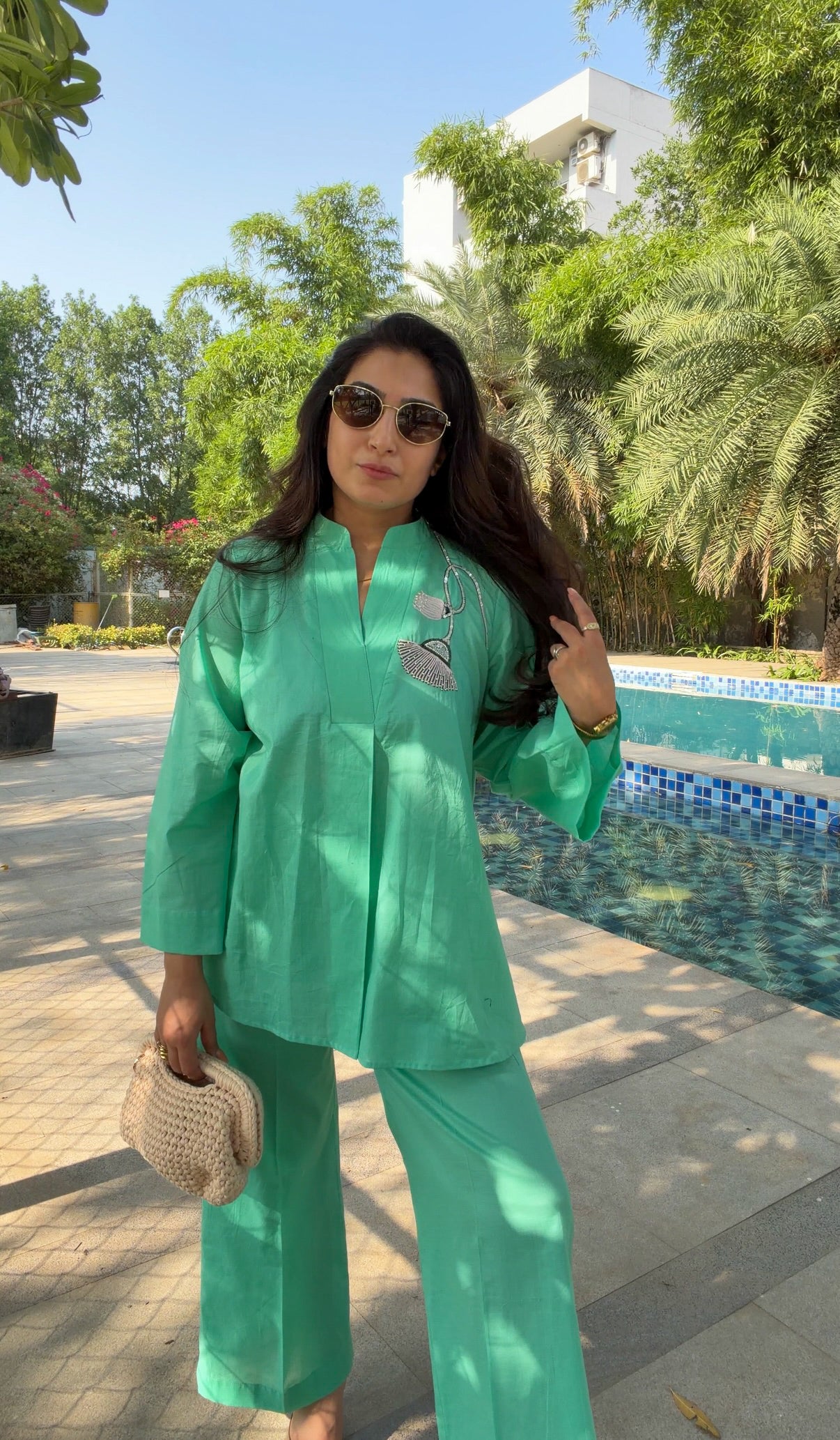 Emerald Air Co-ord Set