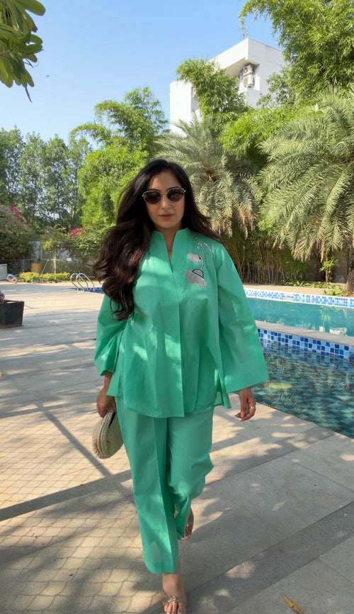 Emerald Air Co-ord Set