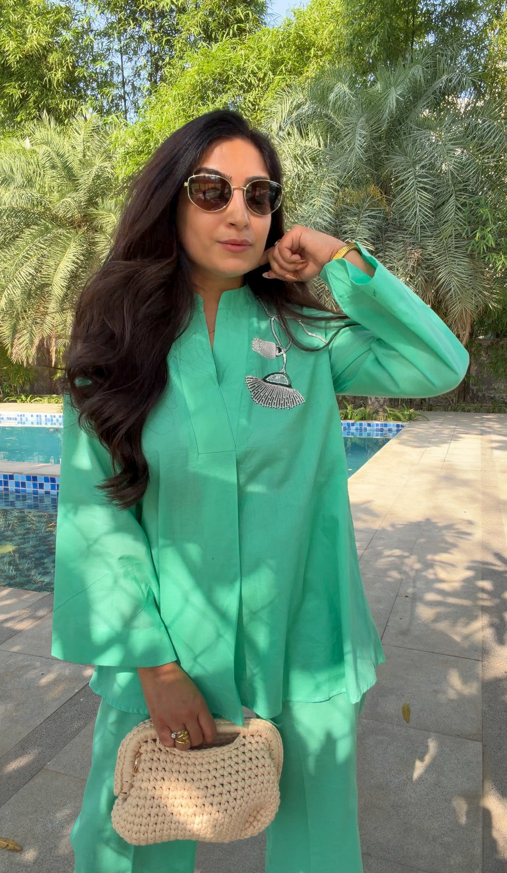 Emerald Air Co-ord Set