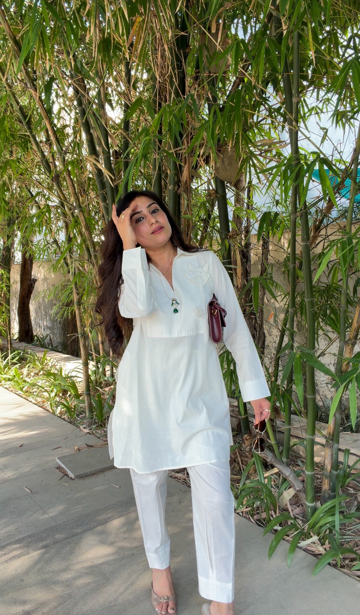 Ivory Bloom Kurta Set
