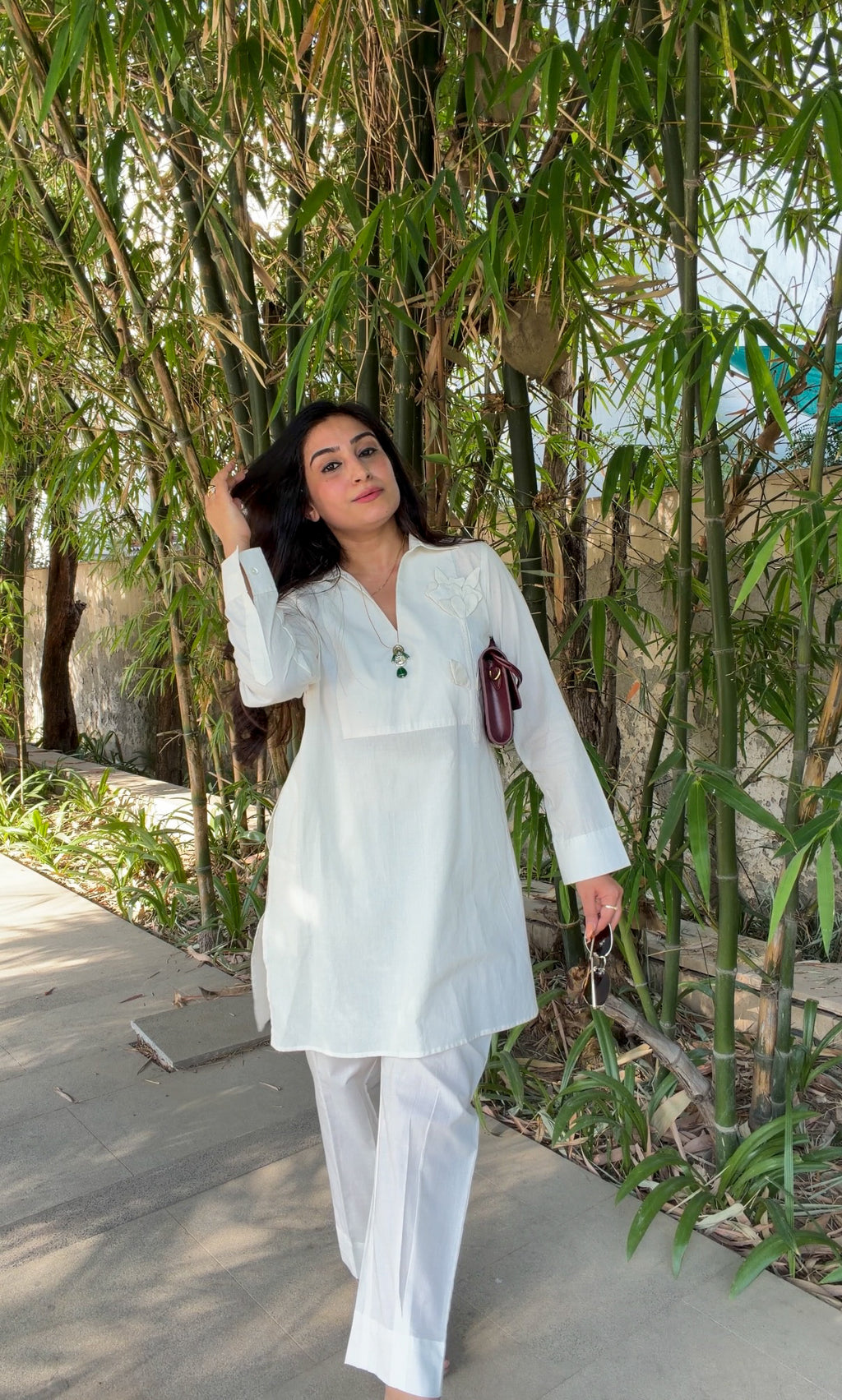 Ivory Bloom Kurta Set