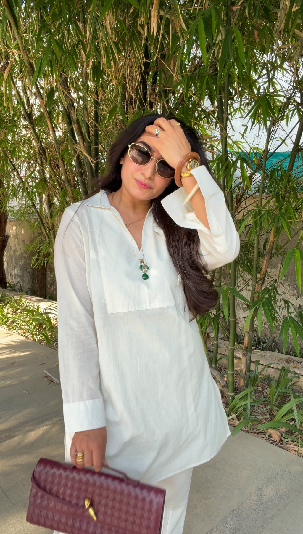 Ivory Bloom Kurta Set