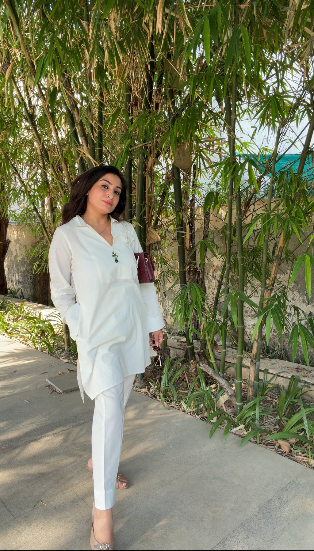 Ivory Bloom Kurta Set