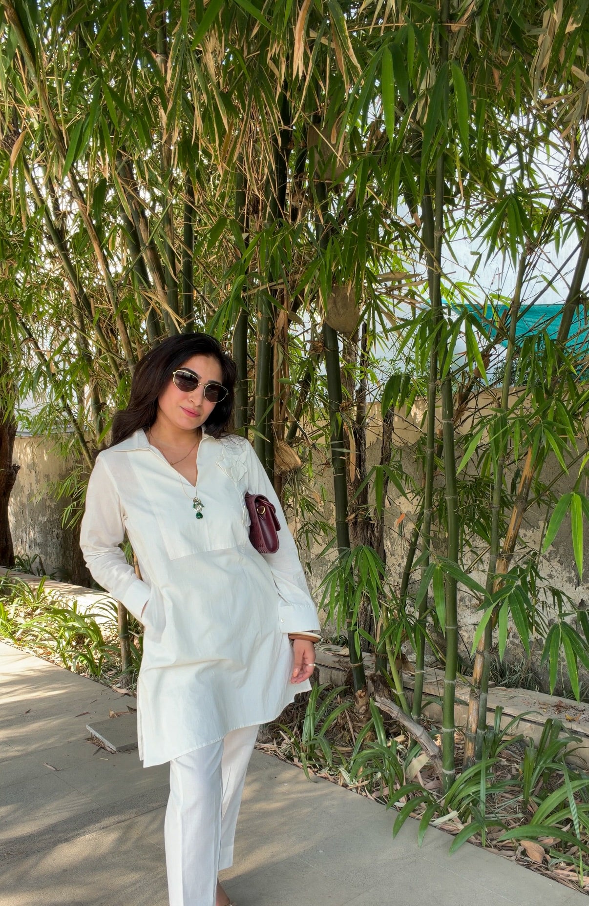 Ivory Bloom Kurta Set