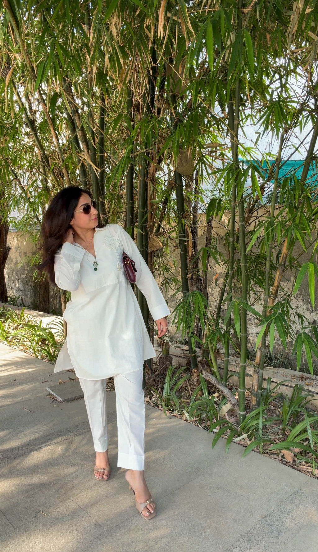Ivory Bloom Kurta Set