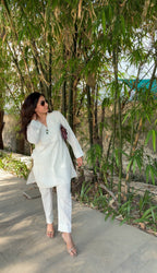 Ivory Bloom Kurta Set