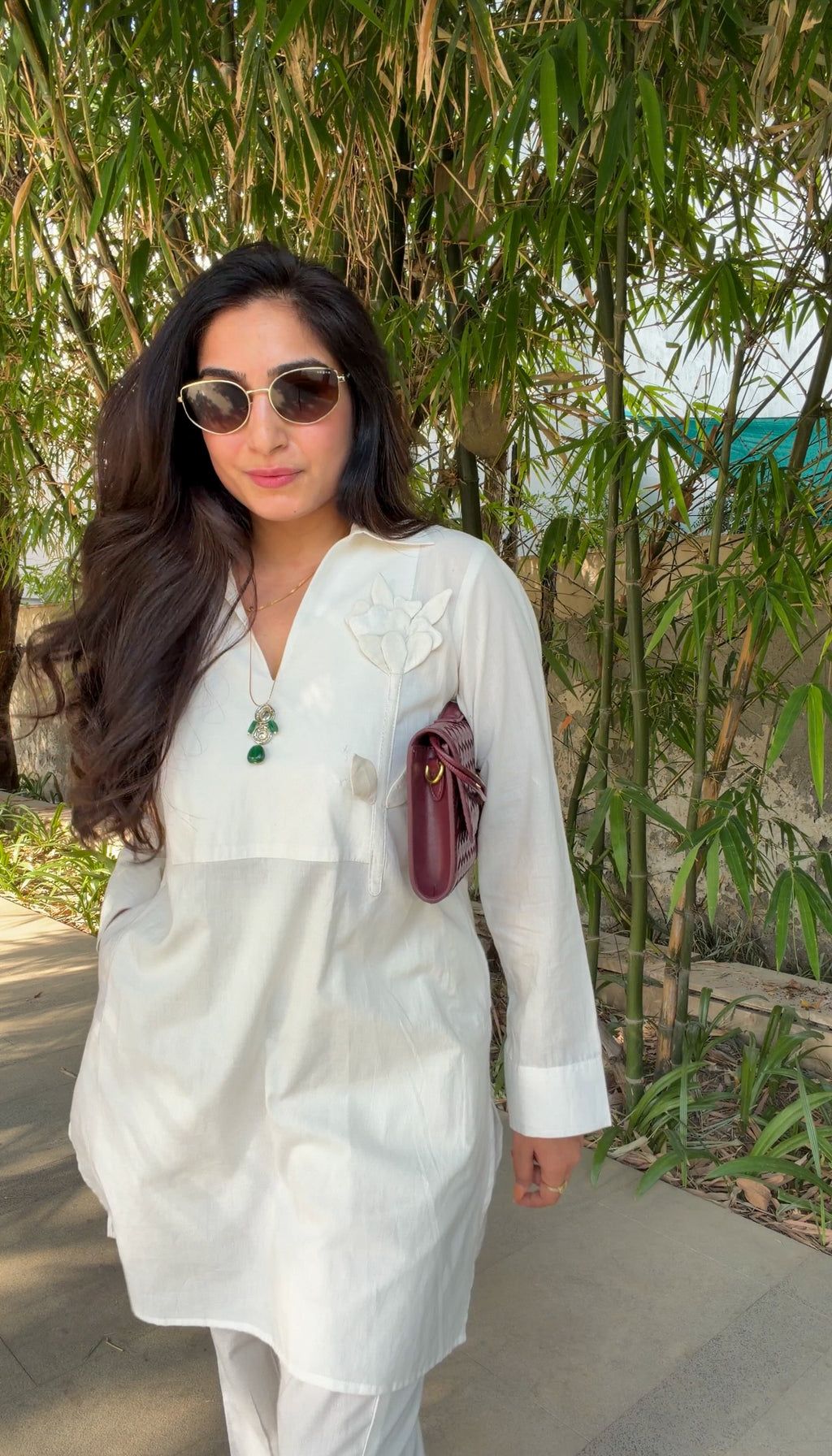 Ivory Bloom Kurta Set