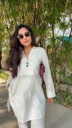 Ivory Bloom Kurta Set