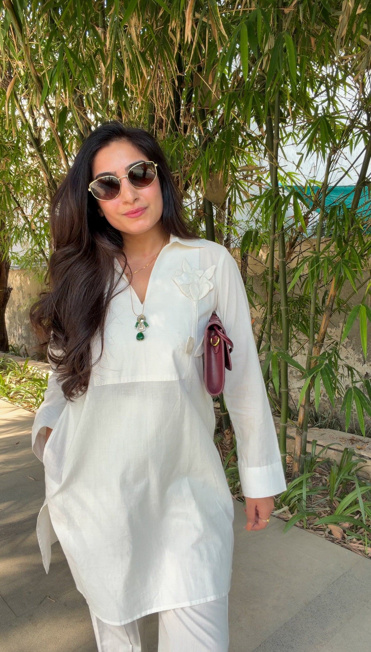 Ivory Bloom Kurta Set