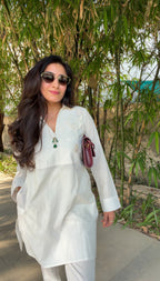 Ivory Bloom Kurta Set
