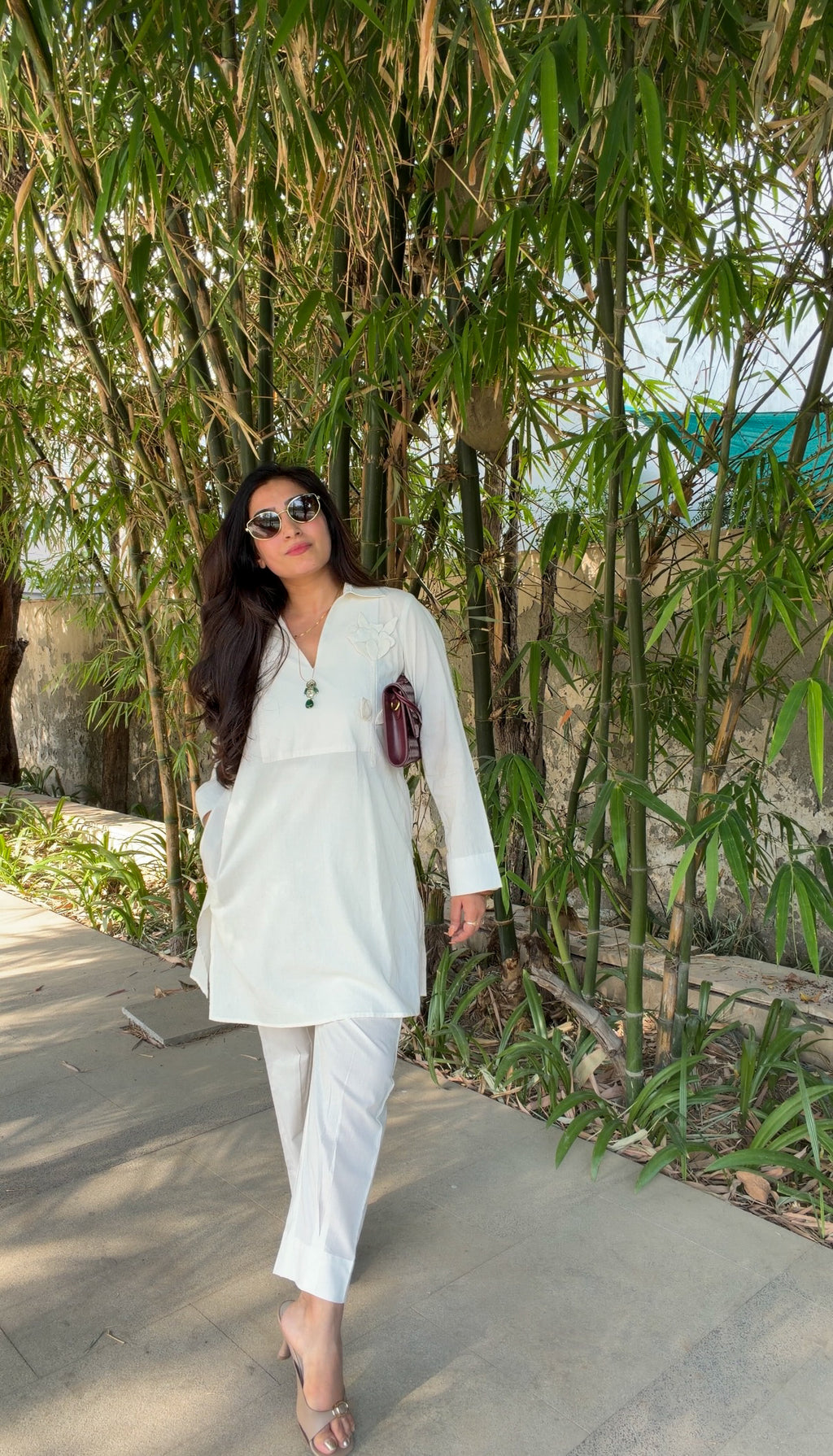 Ivory Bloom Kurta Set