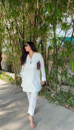 Ivory Bloom Kurta Set