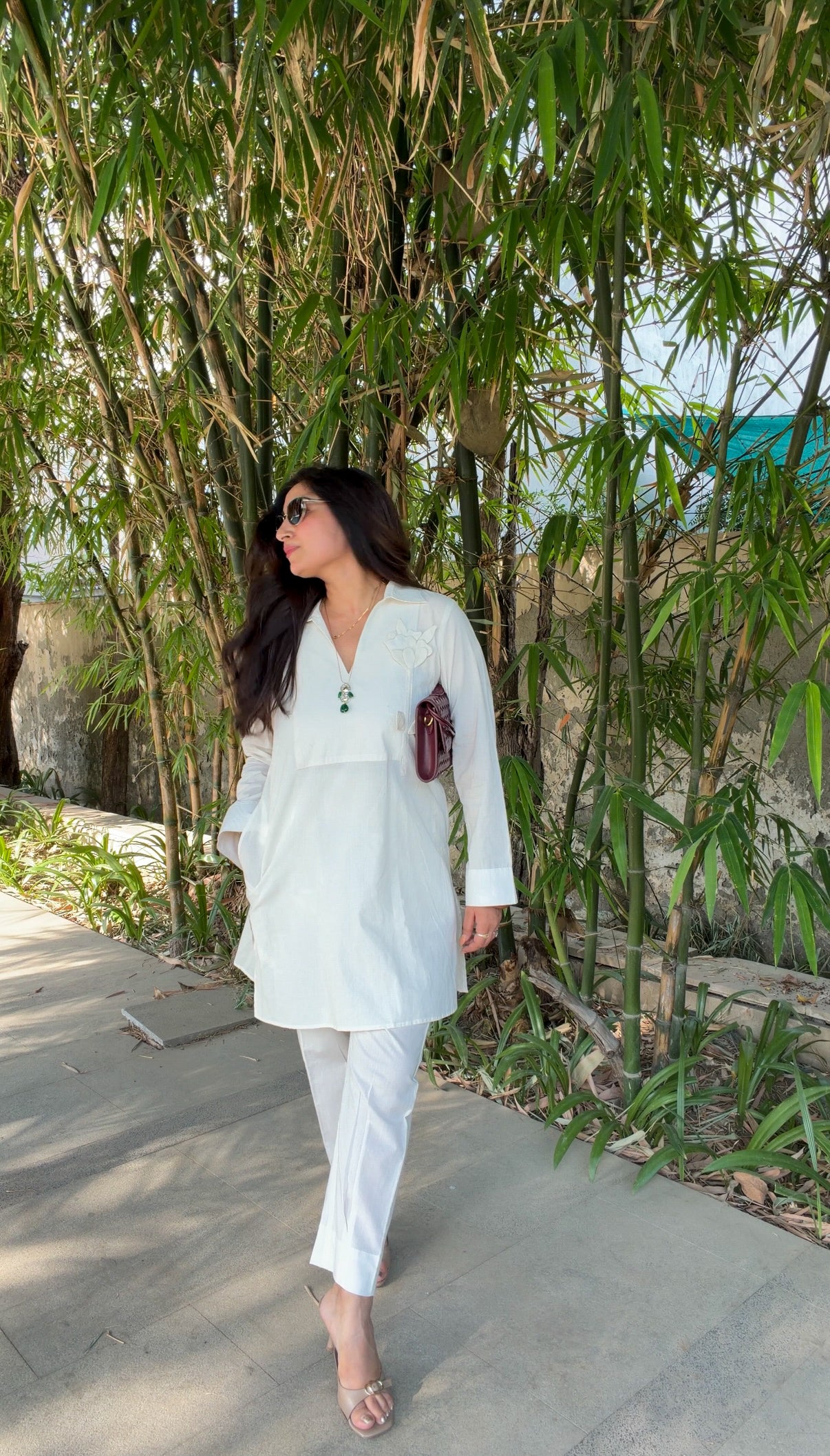 Ivory Bloom Kurta Set