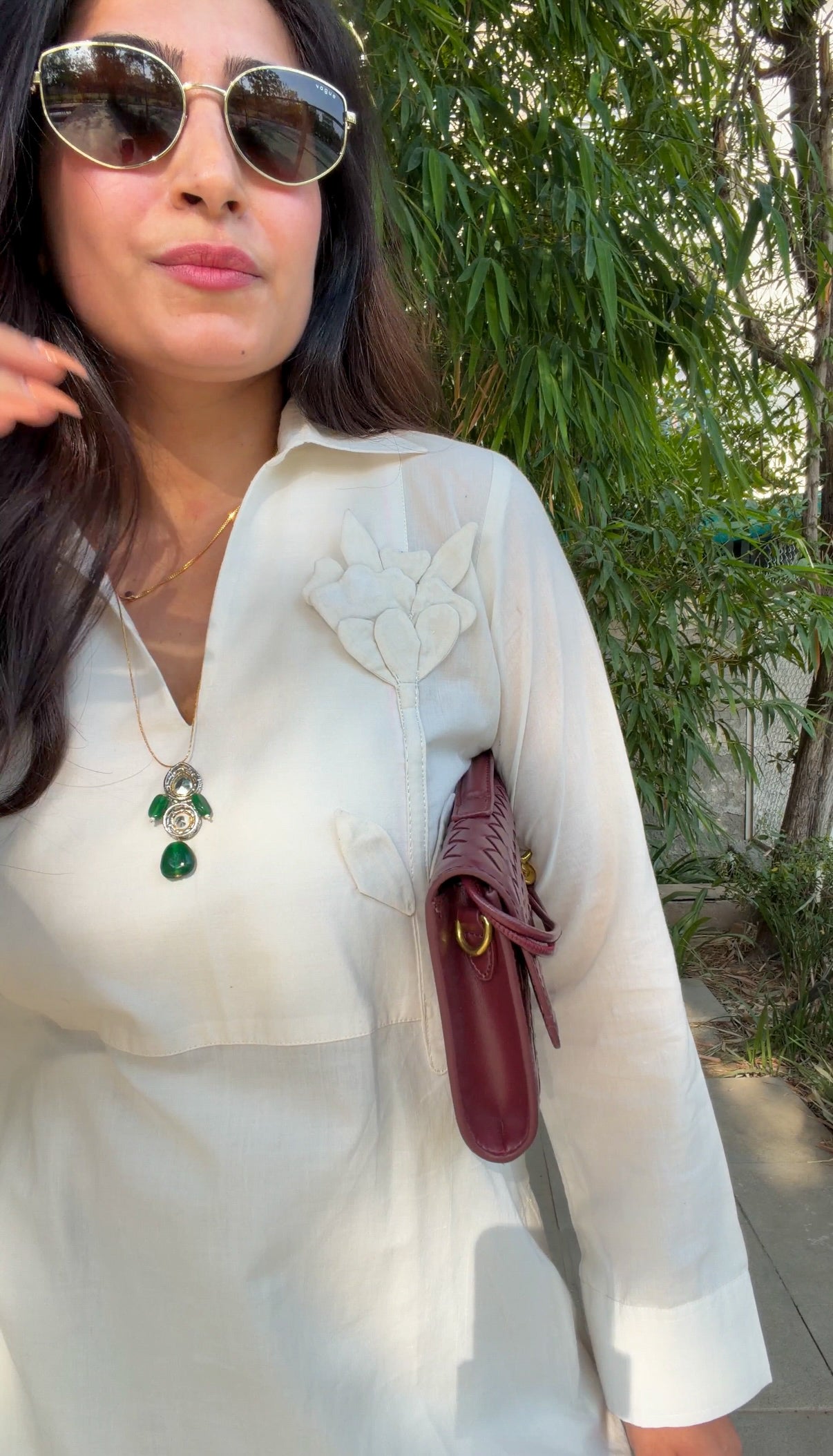 Ivory Bloom Kurta Set