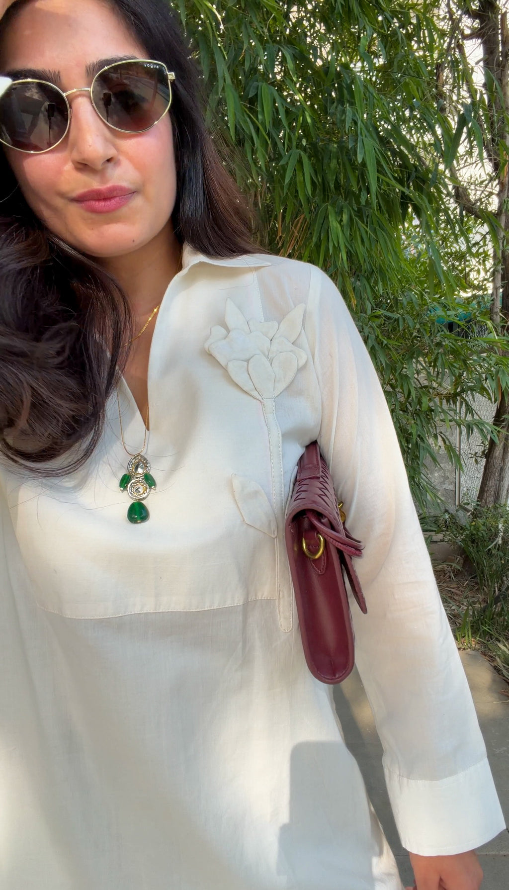 Ivory Bloom Kurta Set