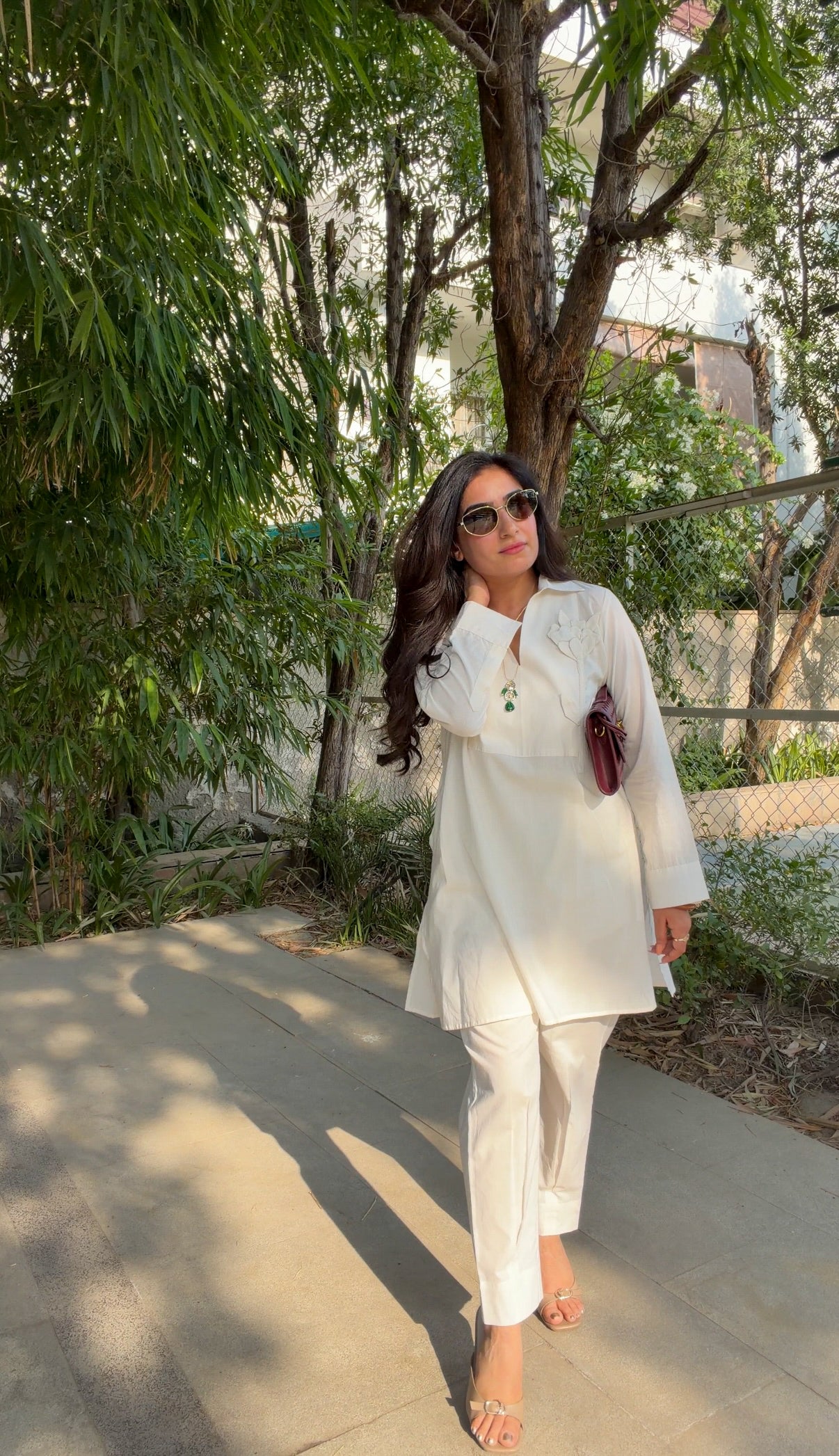 Ivory Bloom Kurta Set