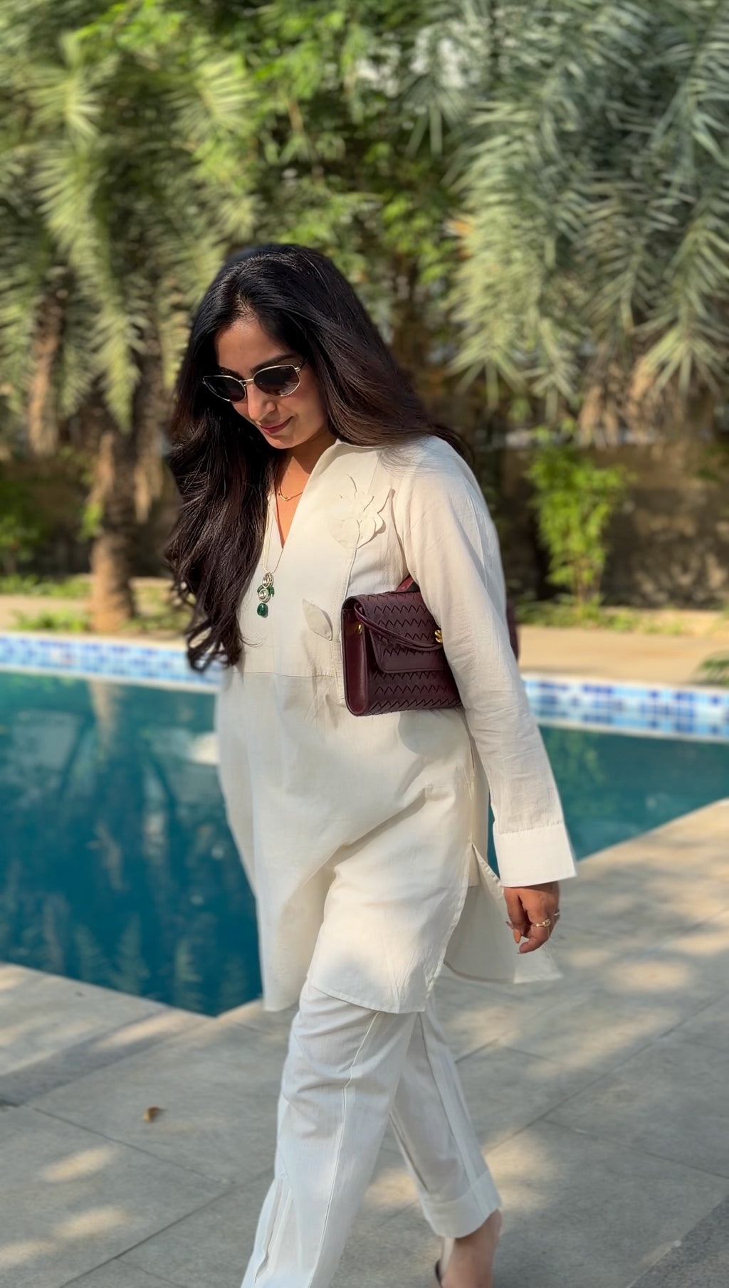 Ivory Bloom Kurta Set
