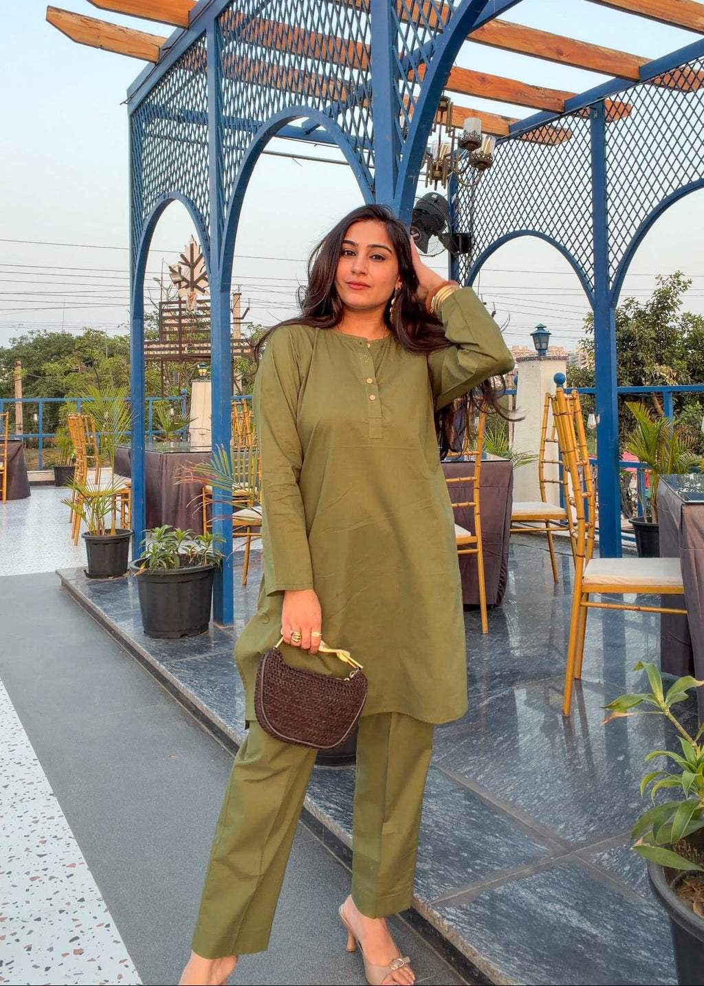 Olive Story Kurta Set
