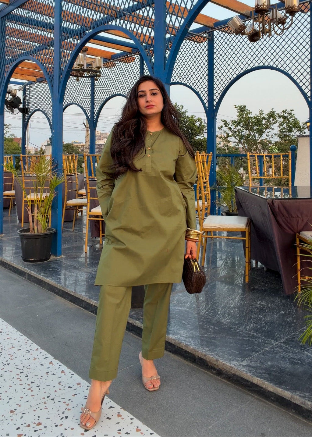 Olive Story Kurta Set