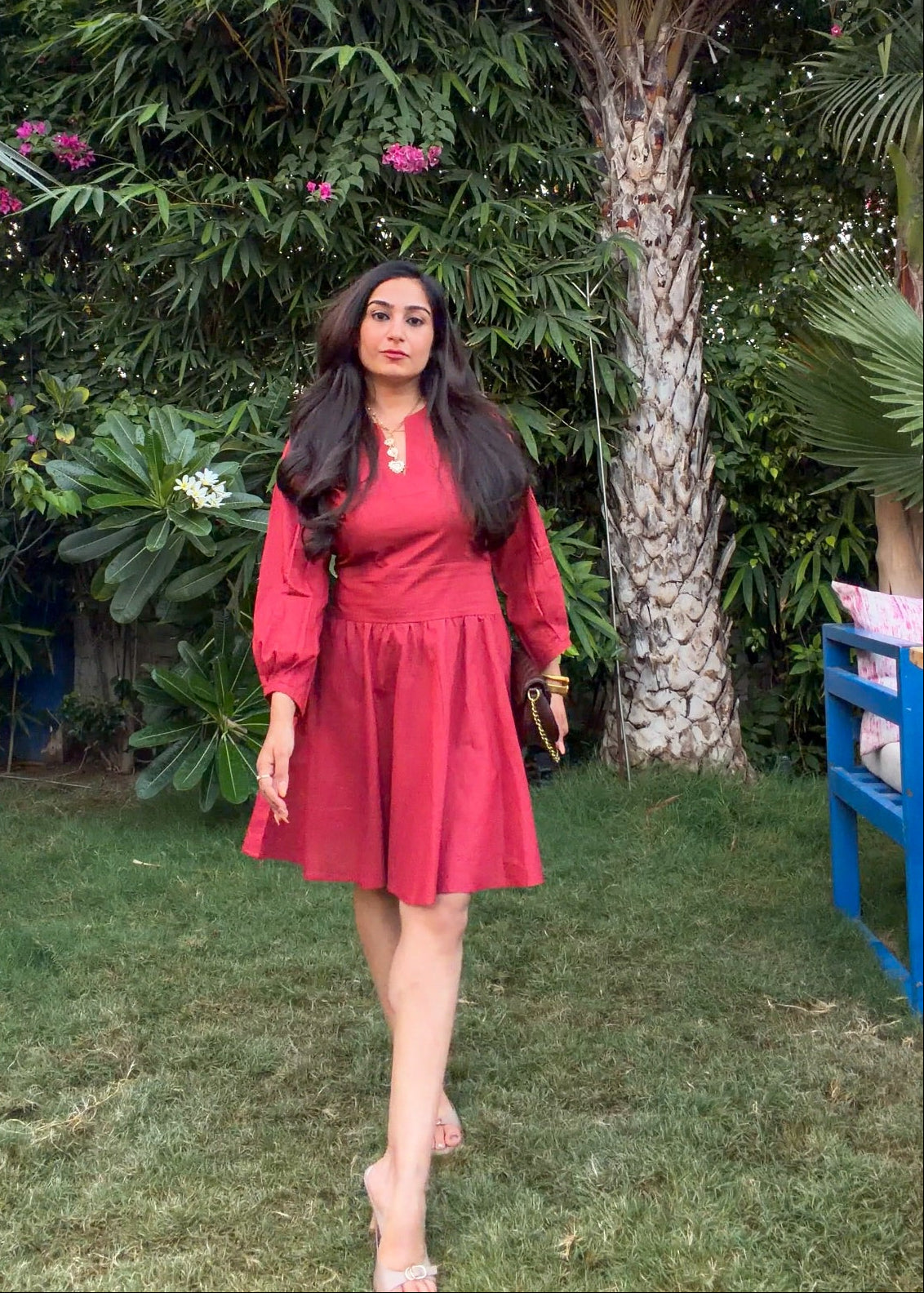 Crimson Day Dress