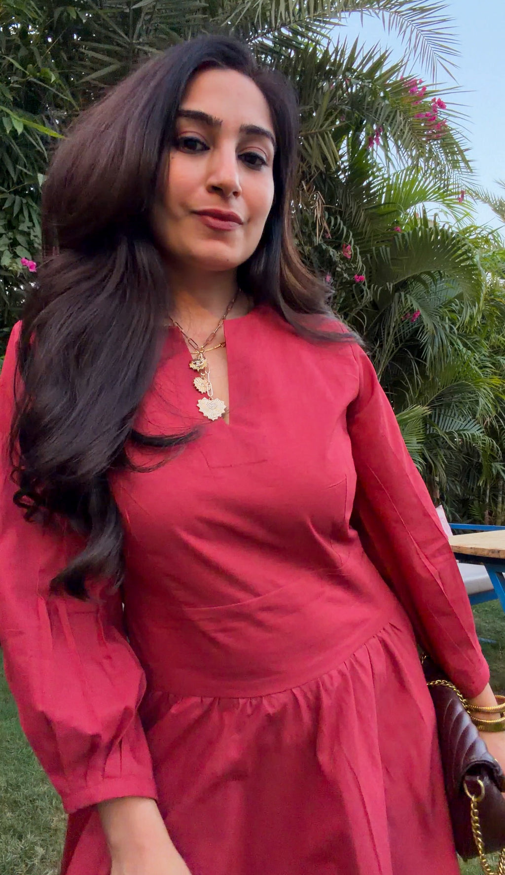 Crimson Day Dress
