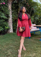Crimson Day Dress