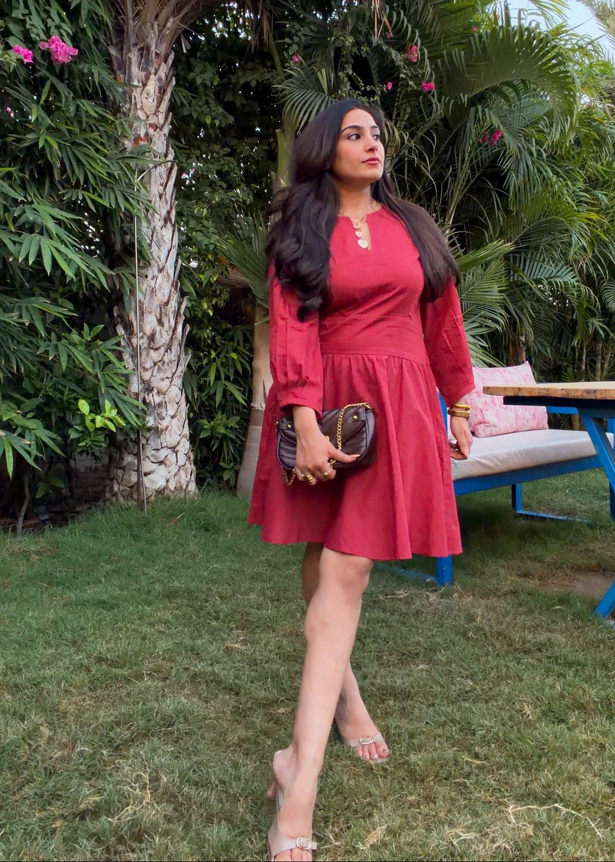 Crimson Day Dress