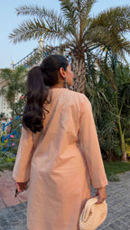 Peach Dune Kurta Set
