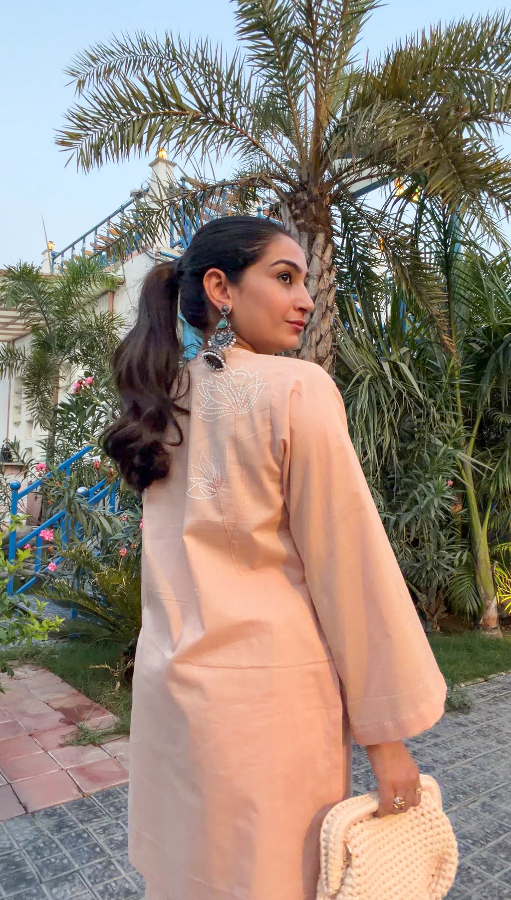 Peach Dune Kurta Set