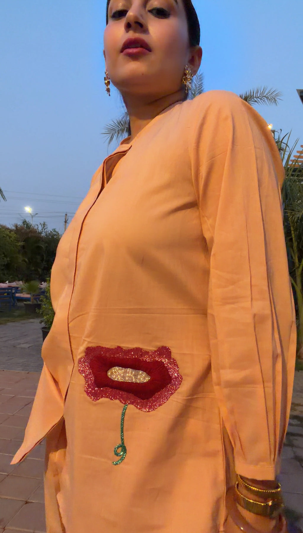 Apricot Muse Co-ord Set
