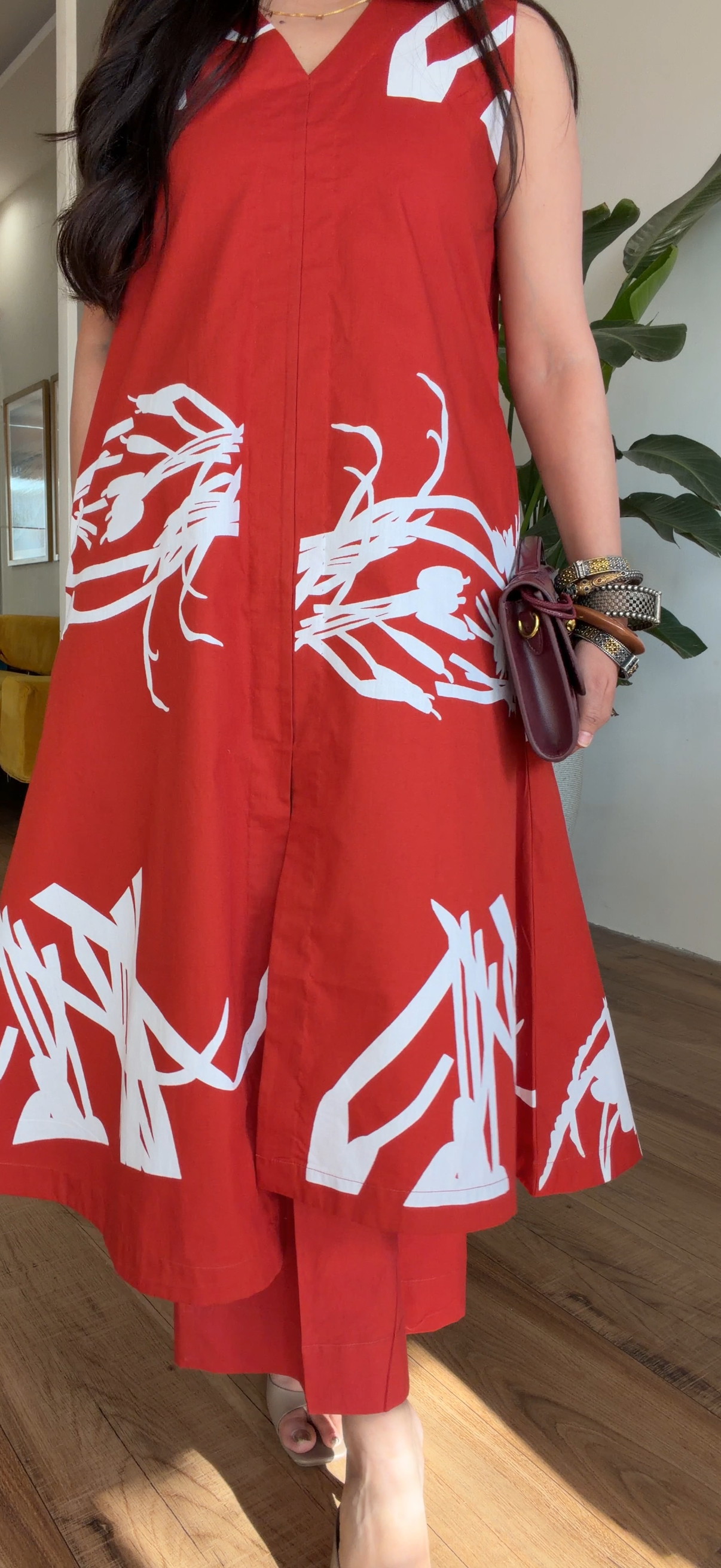 Crimson Muse Kurta Set