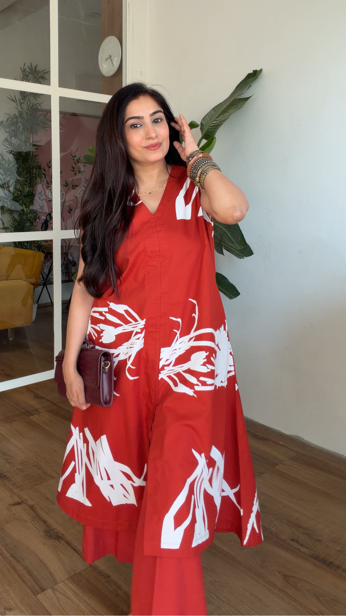 Crimson Muse Kurta Set