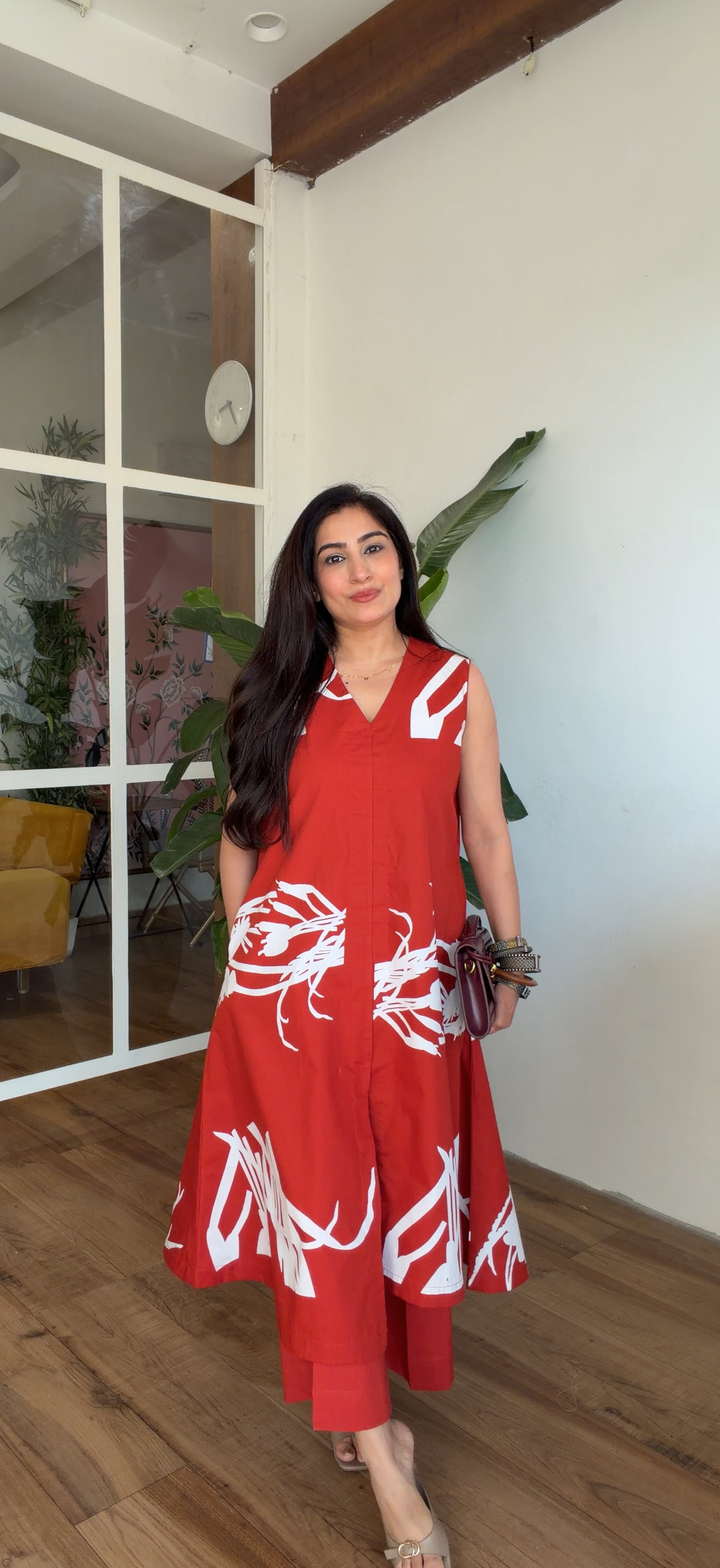 Crimson Muse Kurta Set