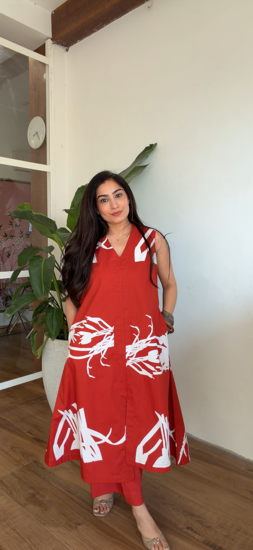 Crimson Muse Kurta Set