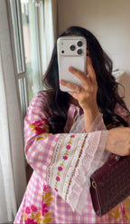 Rose Floral Kurta Set
