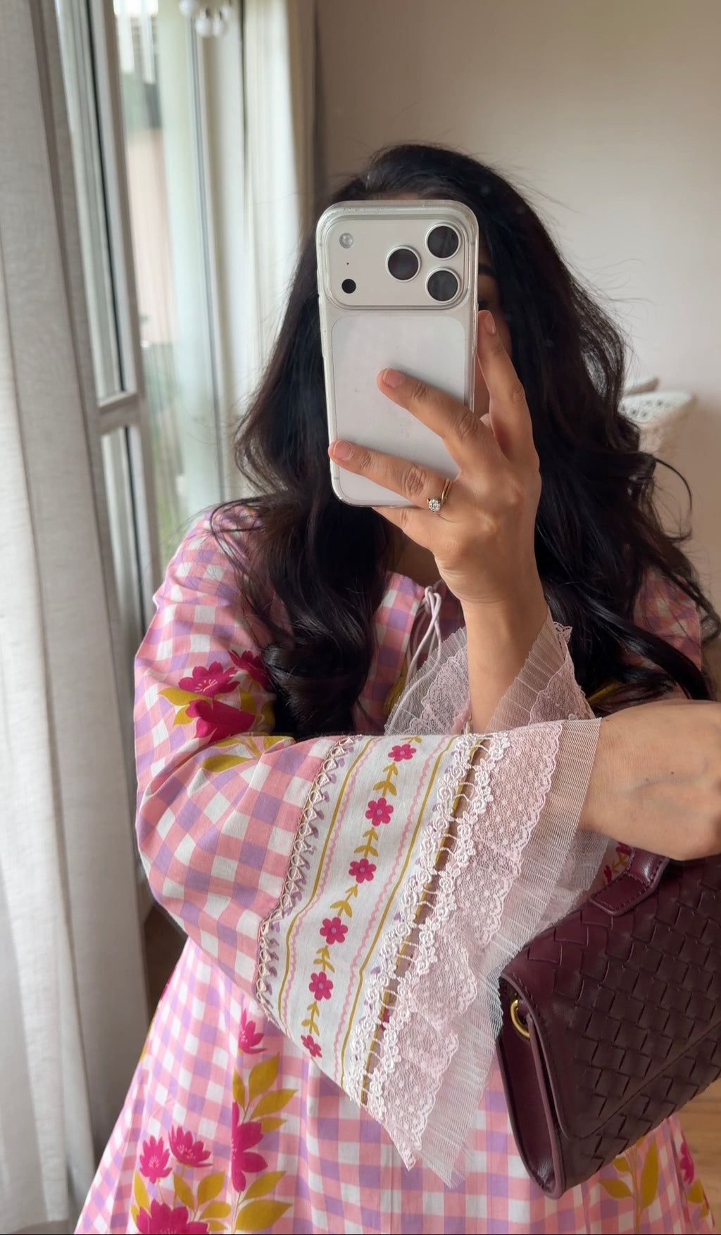Rose Floral Kurta Set
