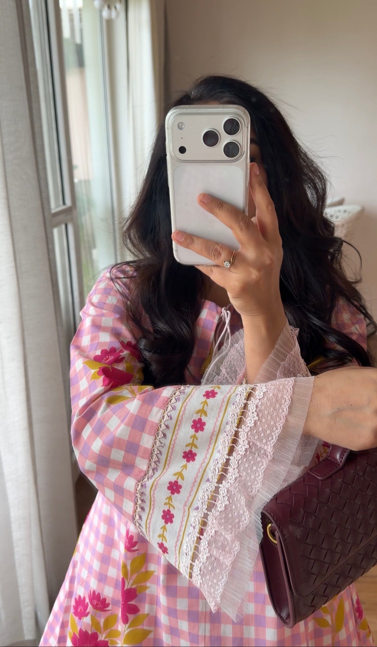 Rose Floral Kurta Set