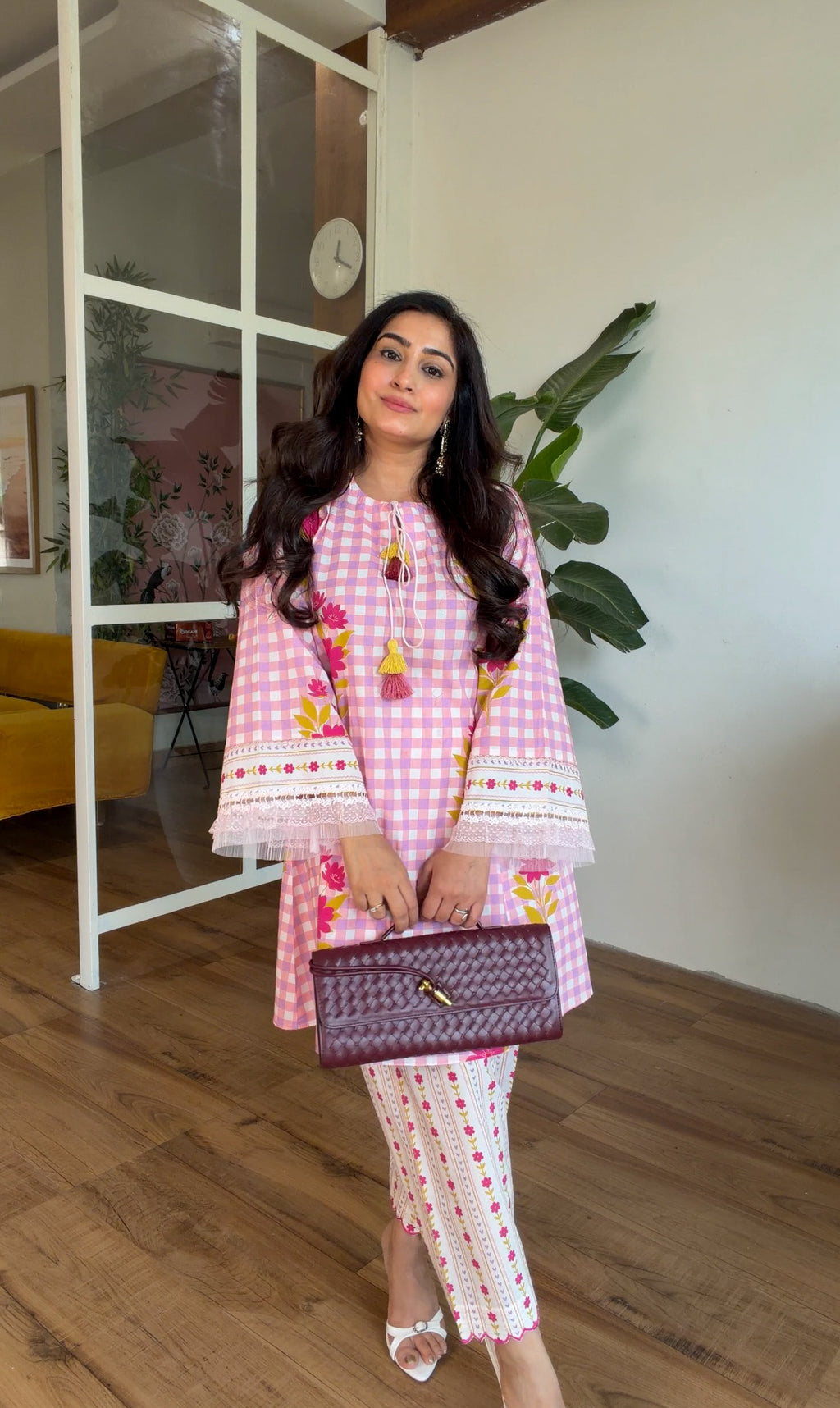 Rose Floral Kurta Set